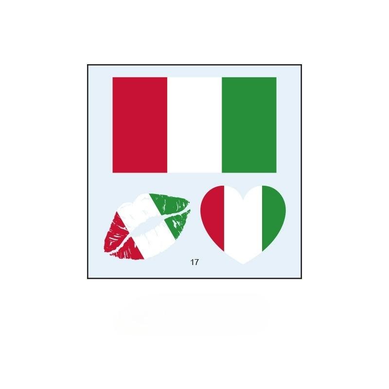 10PCS New World Cup Flag Tattoo Stickers Football Game Games Tattoo Stickers Makeup Face Stickers