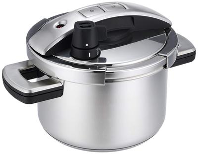 Meyer Pressure Ultra High Pressure Rustfri Kompatibel med Inkluderer oppskriftssamling overvåket av Masahiro Kasahara trykkoker,