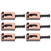 6Pcs Electric Guitar Saddle Excellent Workmanship Improve Vioce Metal Material Electric Guitar Accessories