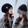 Solid Color Knitted Beanie Crochet Knitted Stacking Hat Harajuku Winter Cold Hat  Autumn