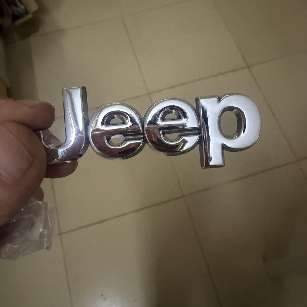 Car Styling Floor Mat Metal Emblem Stickers with screws For Jeep Badge Grand Badge Cherokee Wrangler Renegade Compass JK Patriot