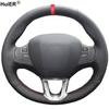 For Peugeot 208 Peugeot 2008 Hand Sewing Car Steering Wheel Cover Car Accessorie