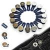 5 pièces boutons de remplacement pour accessoires de couture de jeans boutons de couture gratuits extenseur de ceinture de pantalon boucles étendues en métal bouton de jean