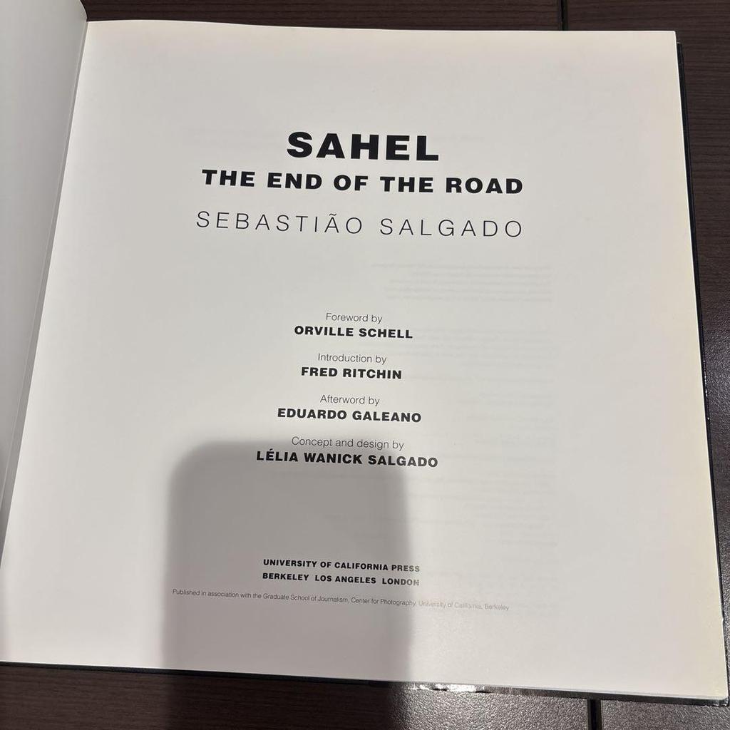 [USED] Shipping included SAHEL THE END OF THE ROAD Foreign book Art photo book