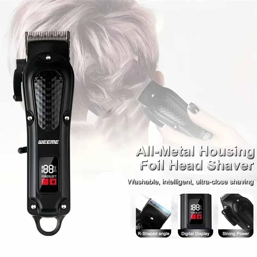 Powerful Hair Trimmer Cordless Beard Trimmer Electric Hair Clipper Men Grooming