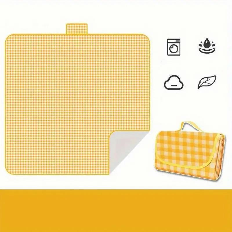 Outdoor Large Portable Foldable Washable Durable Waterproof Family Picnic Beach Mat With Foldable Bag 2000*2000MM