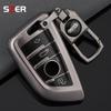Soft TPU Car Key Case Cover Shell For BMW X1 X3 X5 X6 X7 1 3 5 6 7 Series G20 G30 G11 F15 F16 G01 G02 F48 Holder Bag Accessories