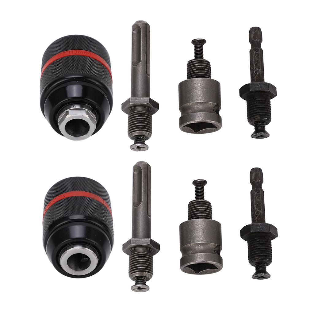 Bohrfutter, schlüssellos, selbstspannend, 1/2 Zoll, 2–13 mm Spannbereich, Schnellwechselwerkzeug