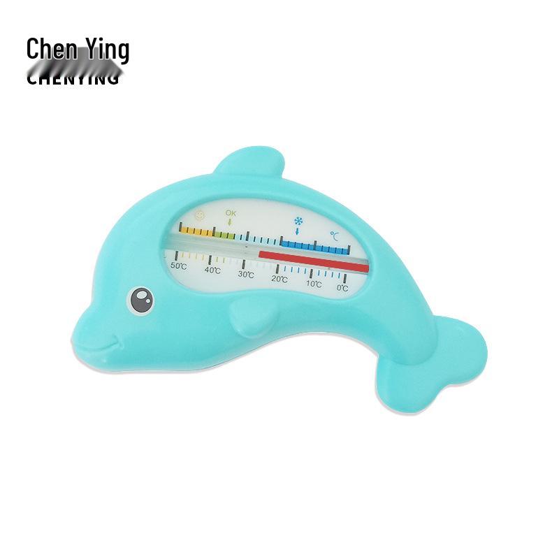 Chen Ying Dolphin Baby Bath Thermometer - Plastic Cartoon Design for Bathtubs