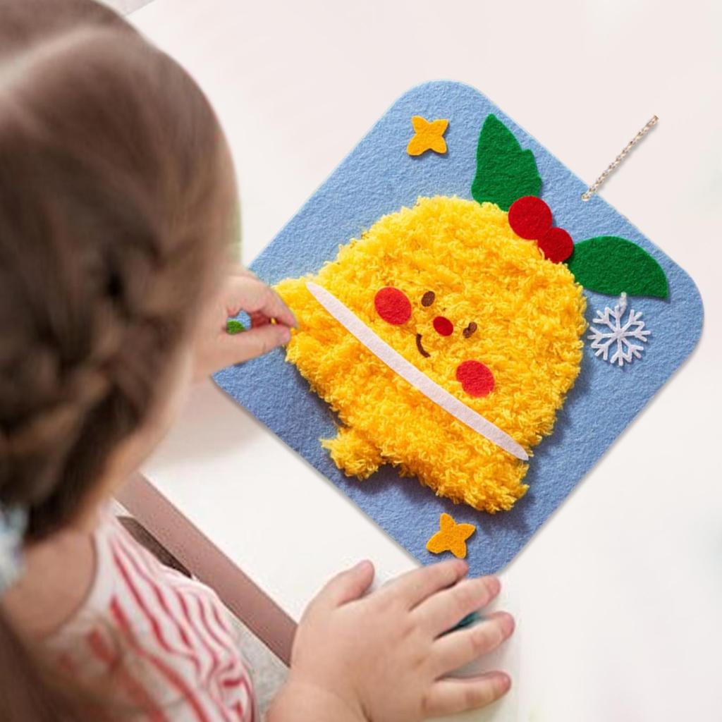 Sewing Kit For Kids Easy DIY Christmas Theme Projects DIY Embroidery Kit For Birthday Girls Boys Kids Beginners Ages 4-12