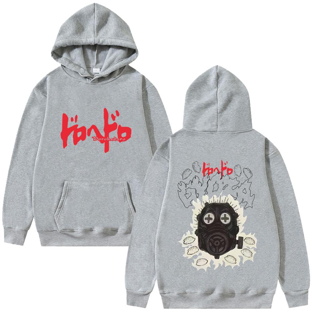 Heiß Limitiert Anime Dorohedoro Kaiman Hoodie Herren Damen Manga Grafik Sweatshirt Männlich Lässig Vintage Fleece Baumwolle Pullover Kapuzenpullover