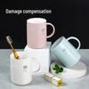 New Cartoon Couple Mouthwash Cups – Cute and Simple Design
