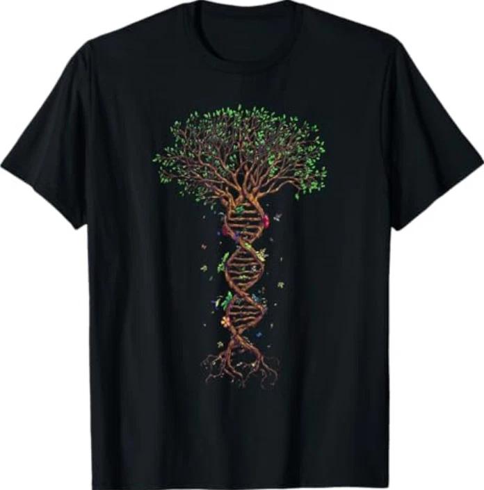 Dna Tree Genetic Funny Earth Day Plant A Tree Life Humor Tshirt S
