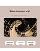 Women's Snowflake Double-Sided Knitted Scarf - Thick, Warm Vintage Shawl for Autumn/Winter In Korean Style