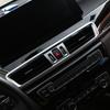 For BMW X1 F48 2016-2025 Center Console AC Outlet Cover Air Conditioning Vent Sticker Trim Decoration ABS Car-styling