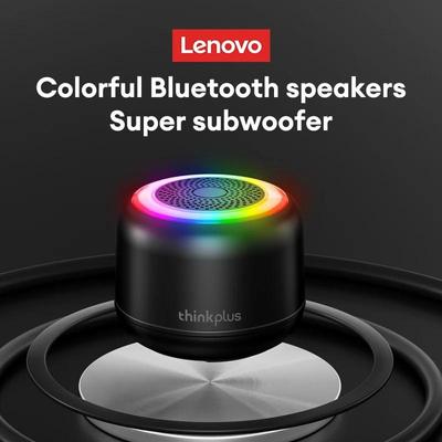 Original Lenovo K14 Pro RGB Portable Bluetooth 5.4 Speaker Vibrating Surround Sound Subwoofer Speaker Tweeter Ultra Sound Outdoor Speaker