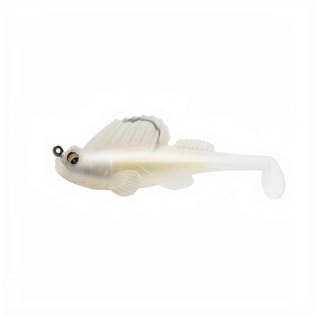 Soft Silicone Fishing Snag with Black Hook - Weighted Artificial for and Fishing