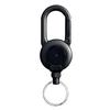 Retractable Keychain with Steel Wire Rope Carabiner Badge Reel Holder Clip Key Ring Heavy Duty Outdoor Camping Climbing Anti-lost Buckle