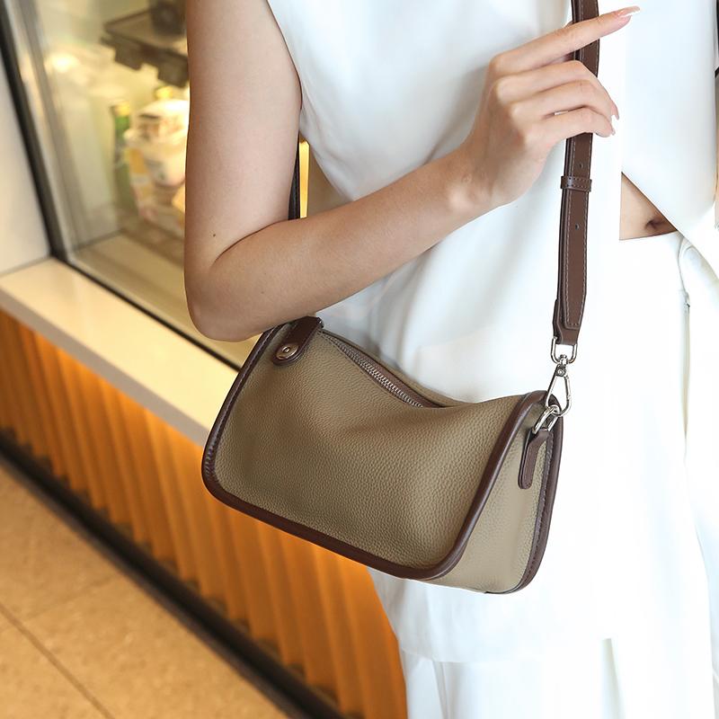 Genuine Leather Bags for Women Shoulder Crossbody Bag Small Bags for Ladies Simple Design
