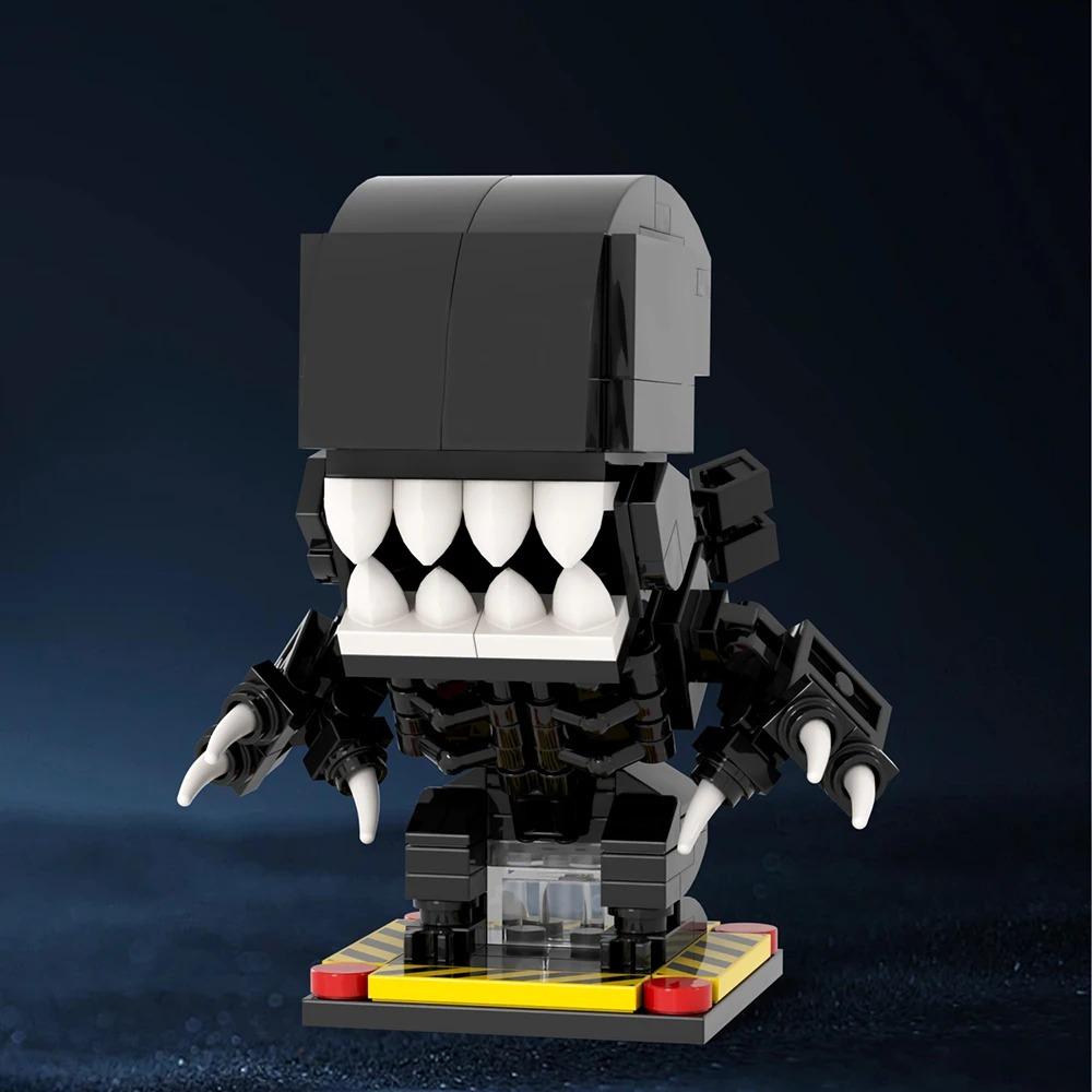 MOOXI Verschiedene Horrorfilme Sadako Tod Billy BrickHeadzed Erwachsene Bausteine Set MOC Ziegelmodellbausatz Spielzeug Kind Junge Mädchen Geschenk