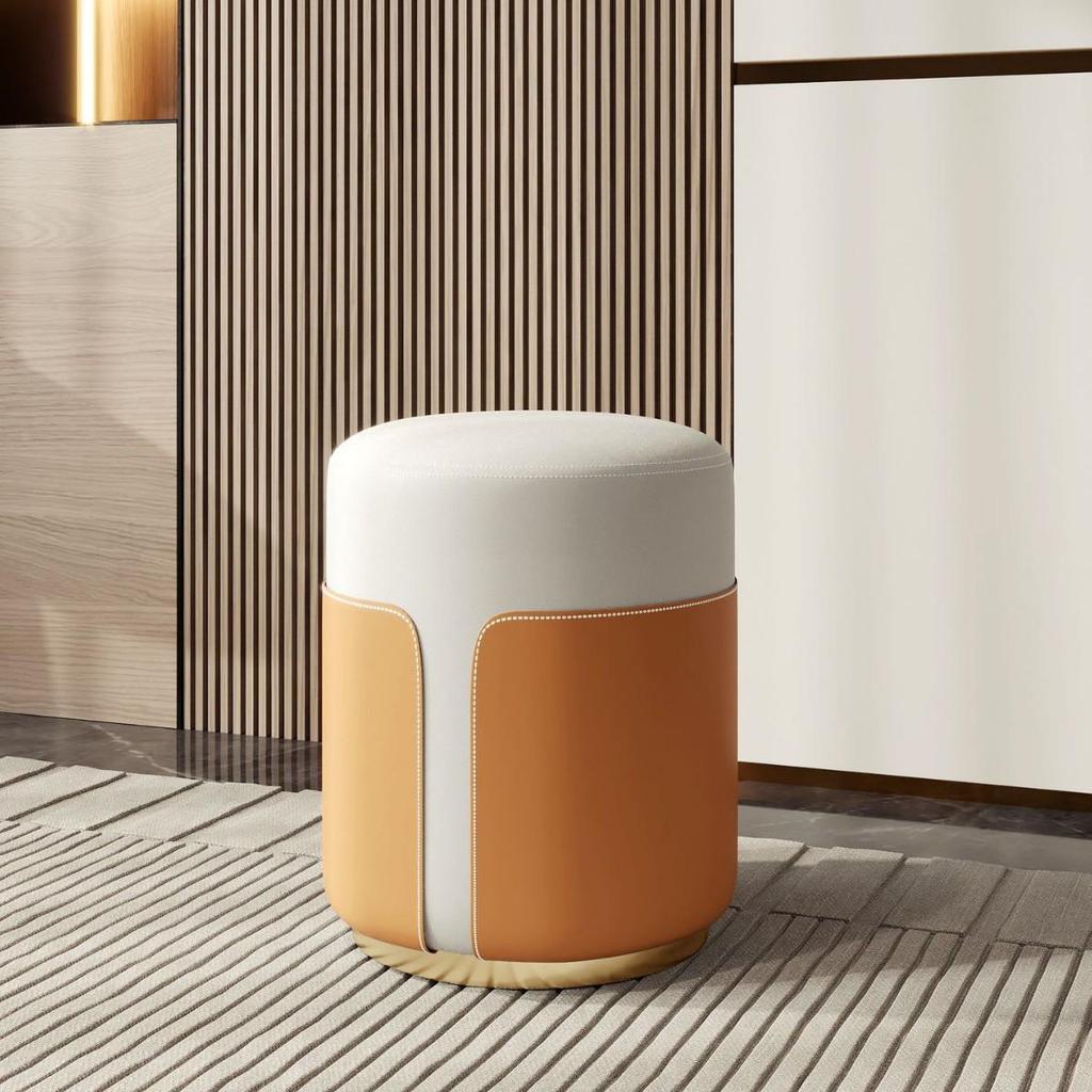 Luxury Makeup Stool: Modern Minimalist Vanity Chair for Girls' Bedrooms and Nail Art Spaces