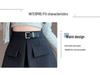 Women's High-Waisted A-Line Skort: 2026 Spring/Summer Fashion, Two-Piece Design, Wide-Leg, Casual Shorts.