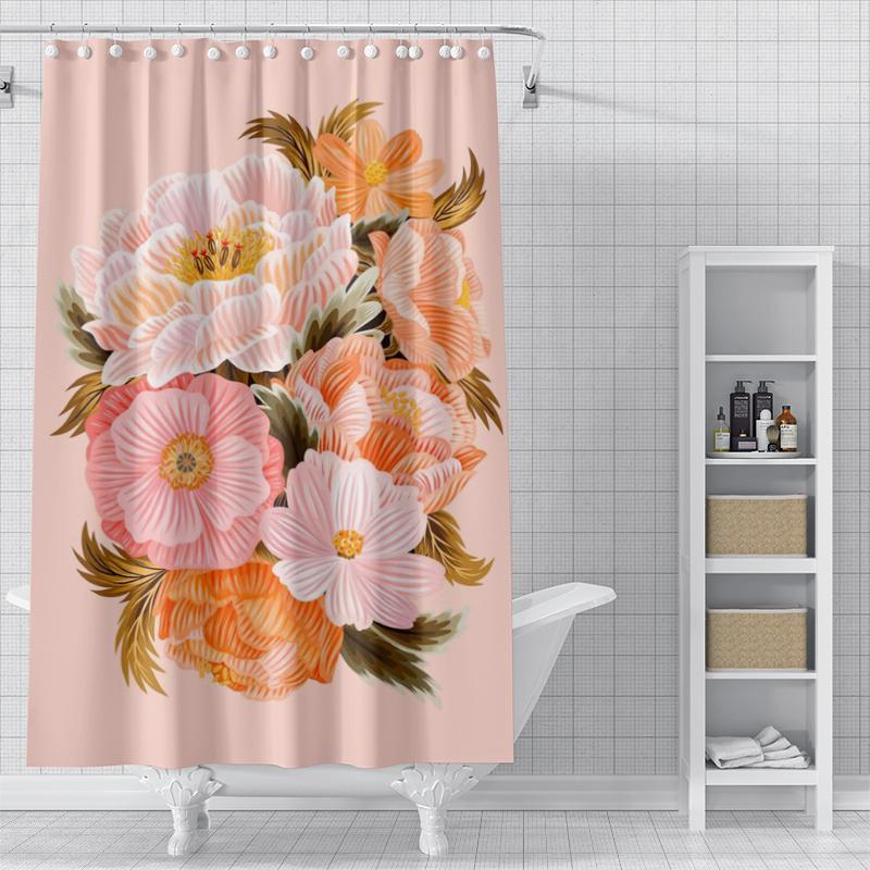 

Домашние шторки для душа для ванной водонепроницаемая ткань современный скандинавский стиль шторки для ванной шторка для душа 180X200 240X180 Aaaa 90x180cm