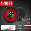 2PCS Round Car Truck LED Tail Light Trailer Rear Taillights Side Marker Warning Lights Turn signal Stop Brake Light for Lorry
