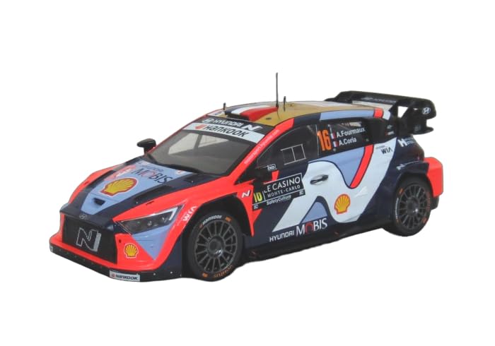 

IXO Scale Hyundai i20 N Rally1 2025 Monte Carlo Rally Fullmo Finished Model with Sponsor Logos 1/18 #16 A.