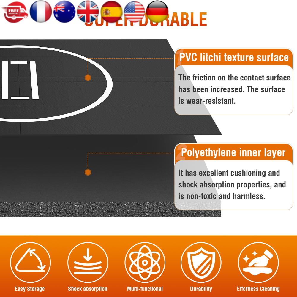 

Rollout Wrestling Mat Waterproof Gymnastics Training Mat for BJJ Grappling Martial Arts Boxing MMA United States