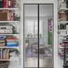 Magnetic Door Curtain Summer-Specific: Heavy-Duty Insect-Proof Mesh, Hands-Free Auto-Closing, No-Drill Install, Pet-Friendly