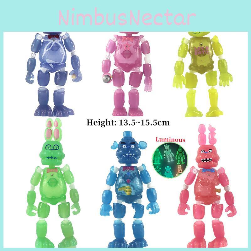 Delicate Touch Fnaf Characters Luminous Lighting Action Figures Perfect Gift