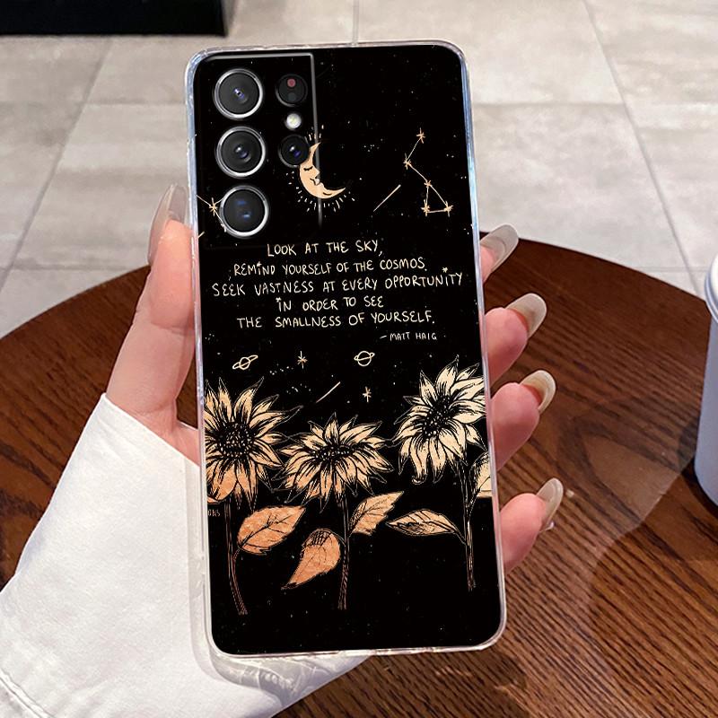 For Samsung Galaxy S21 Ultra Shell Samsung S21 FE Cases Soft TPU Back Cover For Samsung S21 Plus S21+ Capa Rabbit Cat Phone Case