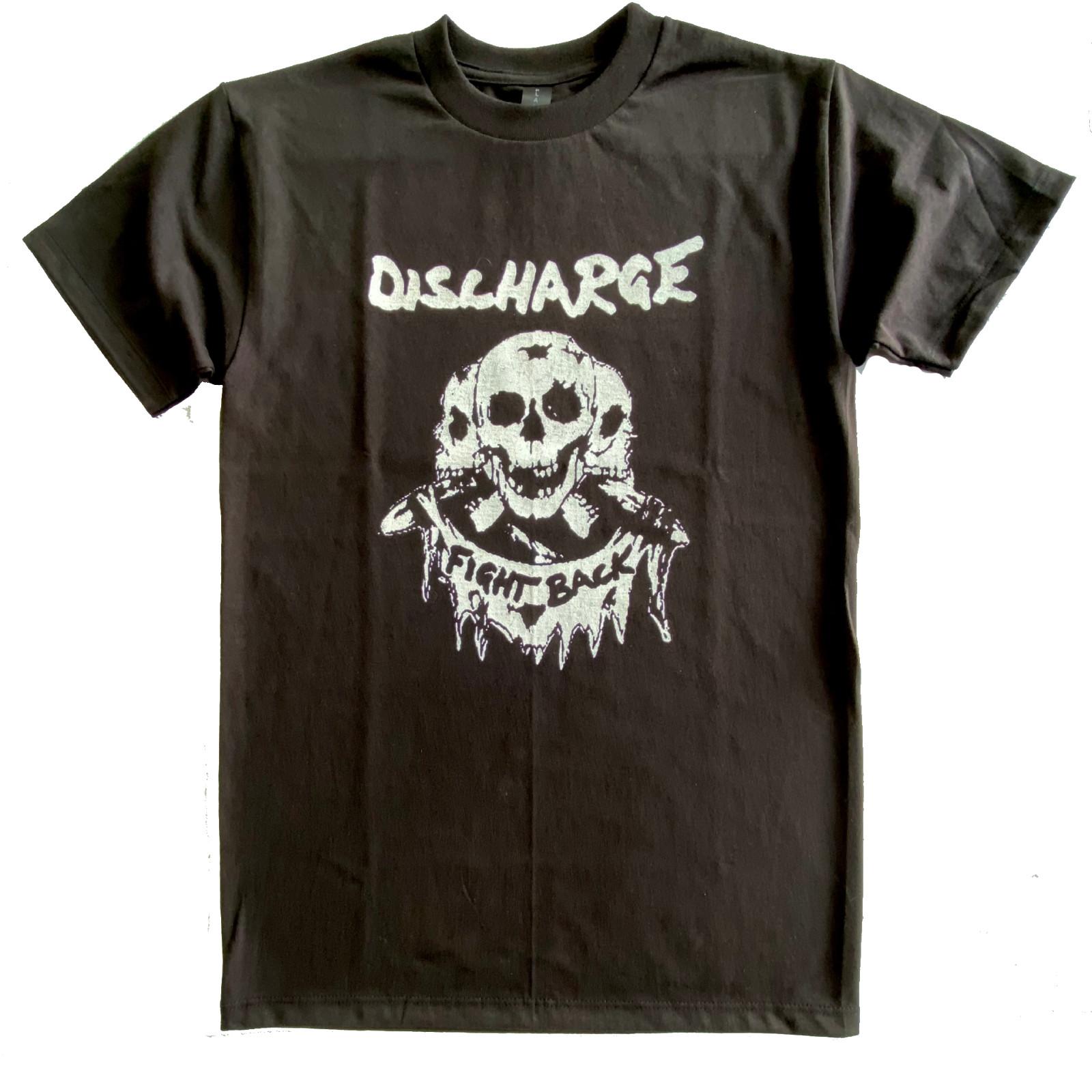 DISCHARGE FIGHT BACK T-SHIRT L
