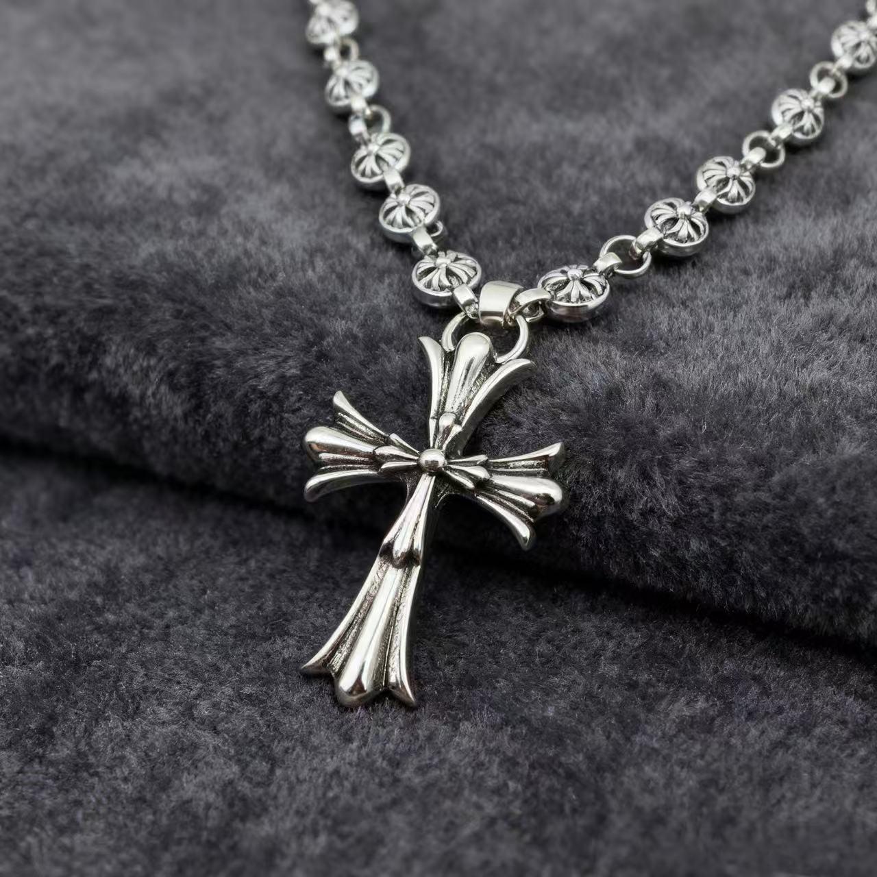 Мужская модная хип-хоп подвеска-ожерелье с крестом и мечом