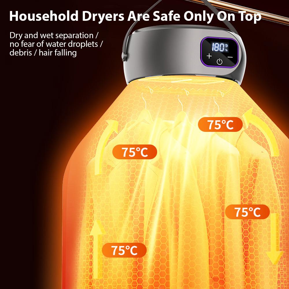 App Control Portable Dryers for Laundry Baby Clothes Underwear Dryer Foldable Clothing Drying and