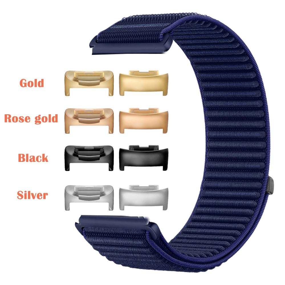 Nylon Loop Band Compatible with Fitbit Charge6 Charge5 Breathable Sport Watchband Suitable for Fitbit Charge 6 5 Women Men Band