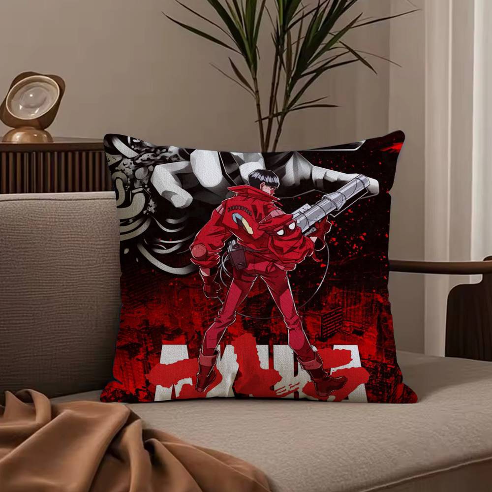 Аниме Манга А-Акира Наволочка Противопылевой клещ Наволочка Невидимая молния шелковистый короткий плюш Чехол на подушку для дивана 30cmx30cm