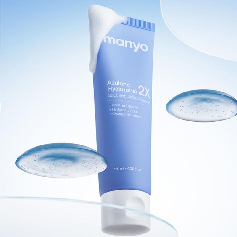 [Manyo Factory] Azulene Hyaluronic 2X Soothing Jelly Cleanser 120ml