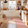 Halloween Ghosts And Horror Polka Dot Kitchen Rug 2-Piece Set, Fun Kitchen Mats, Suitable For Home Use