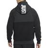 Nike Sportswear Casual Sports Splicing Pullover Fleece Lined Black Men's DC4114-010