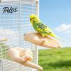 Bird Perch Stand Hand-Shaped Parrot Stand, Non-Slip Cage Mount Resting Perches, Desensitization Interactive Training Toy, Accessories Toy