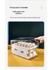Stackable Double-Layer Slide-Out Egg Storage Box - Transparent, Shockproof, Quick-Freeze Refrigerator Organizer