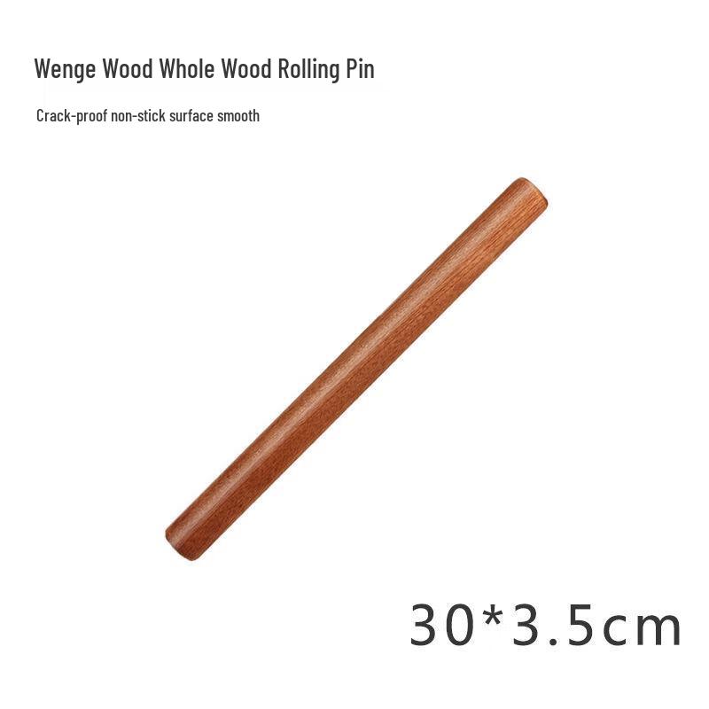 

Ebony Wood Rolling Pin and Glass Kneading Mat Set