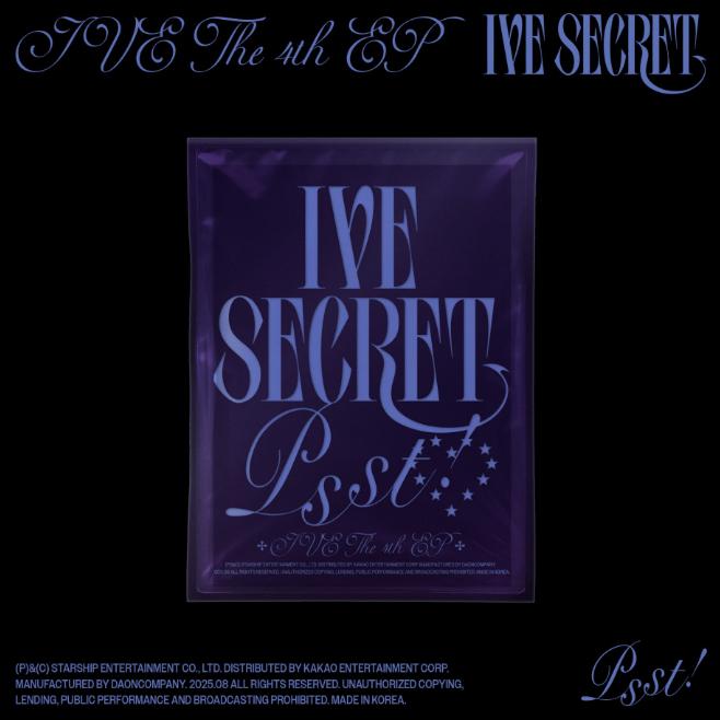 

Pre-order IVE The 4th EP Album IVE SECRET Standard ver. & STARSHIP POB Psst! ver.