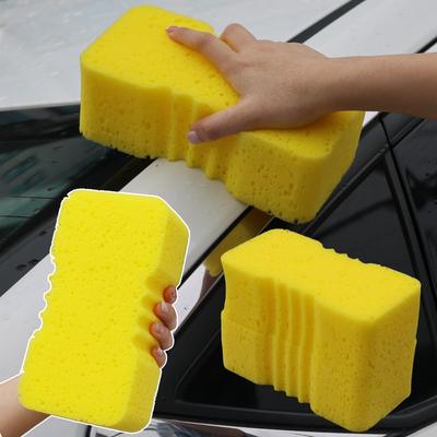 New Auto Cleaning Sponge Brush for Car Wheel Tire Wash Wipe Water Suction Sponge Pad Wax Polishing Tyre Brushes Tools