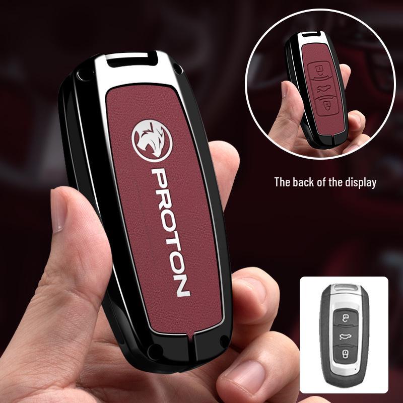Proton X70 Key Cover: Customizable Car Key Case with Proton Logo.