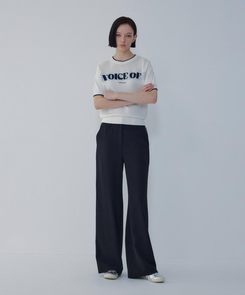 Bobeu Side Line Wide Pants_Black 7156230002