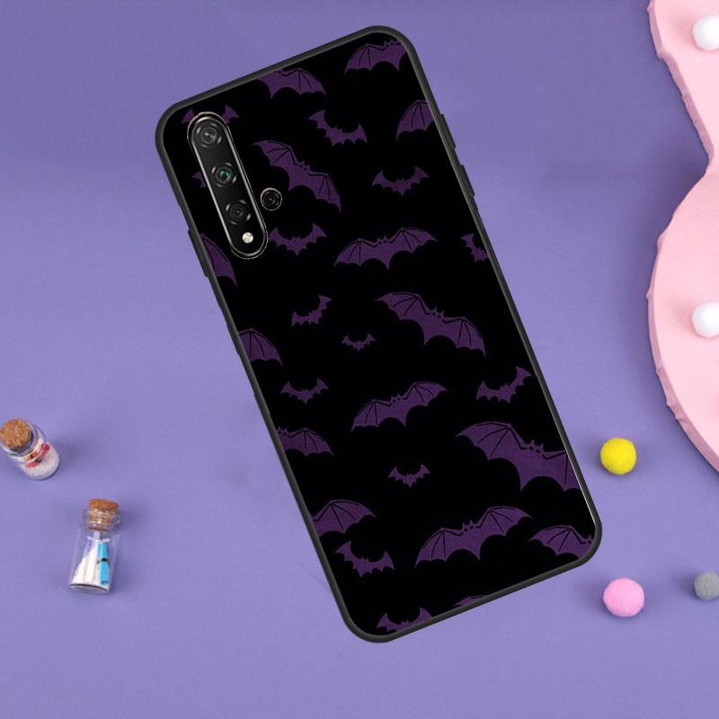 Halloween Vampire Bats For Huawei Nova 10 9 SE 3i 7i 8i 11i 12i Y60 Y61 Y70 Y72 Y73 Y90 Y91 P20 P30 P40 Lite Case
