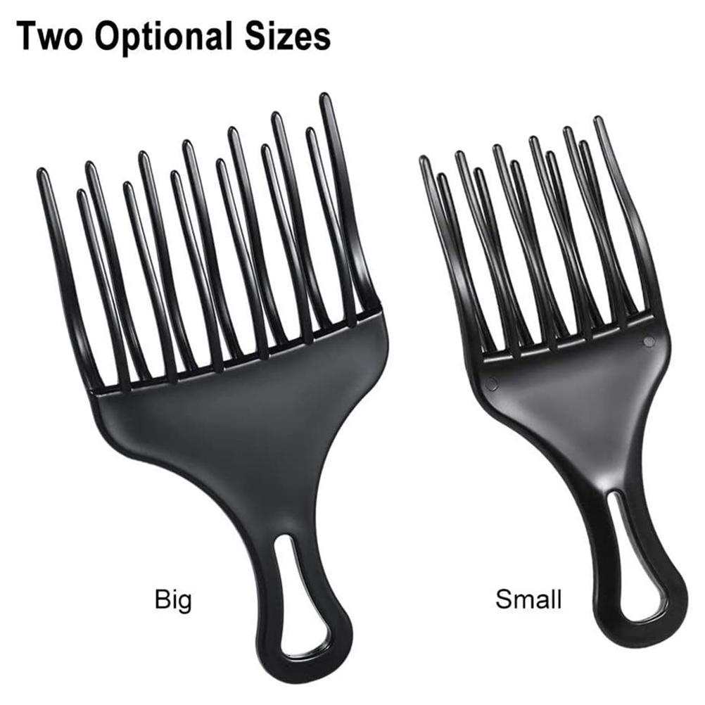 Plastic Wide Hair Pick Comb Hair Pick Comb Afro Hair Comb Hairdressing Styling Tool